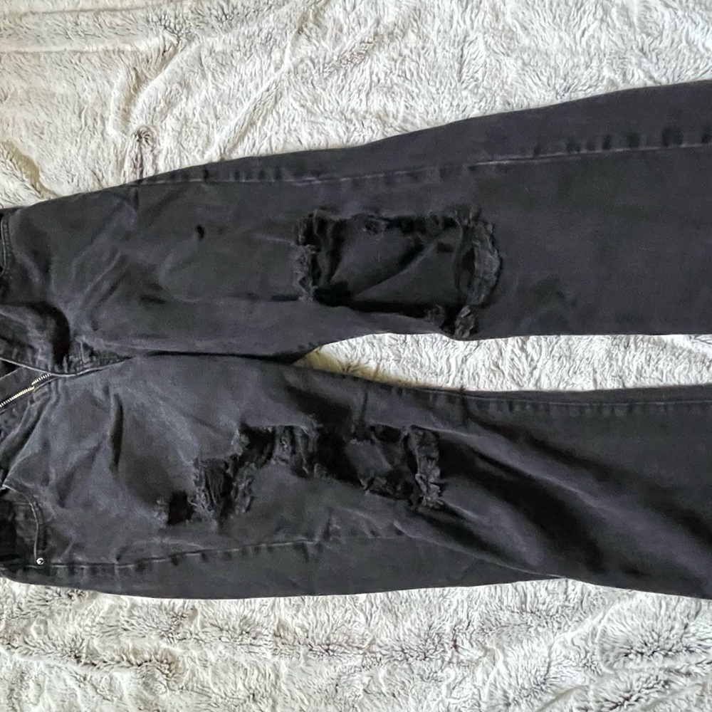 SHEIN black boyfriend jeans